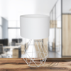 Lampka nocna BASKET WHITE druciana 1xE27 biała