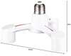Adapter rozgałęziacz splitter E27 na 3xE27