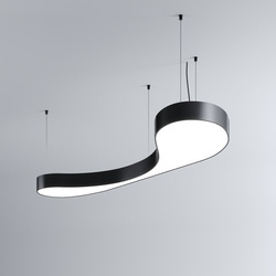 Oprawa MI-BUBBLE-02, zwieszana, 56W, 3000K, bez zasilacza, 24VDC, IP20, czarny anoda