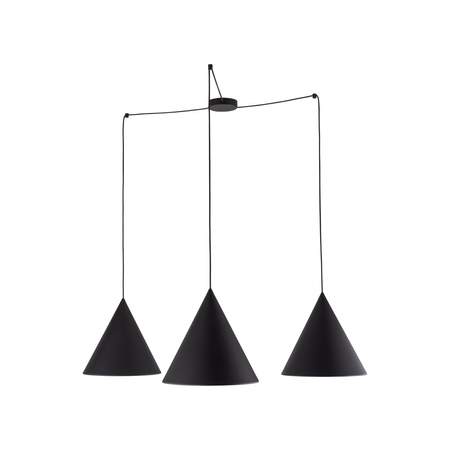 Lampa wisząca CONO Black 3xE27