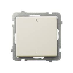 Łącznik dwubiegunowy Ospel Sonata Ecru