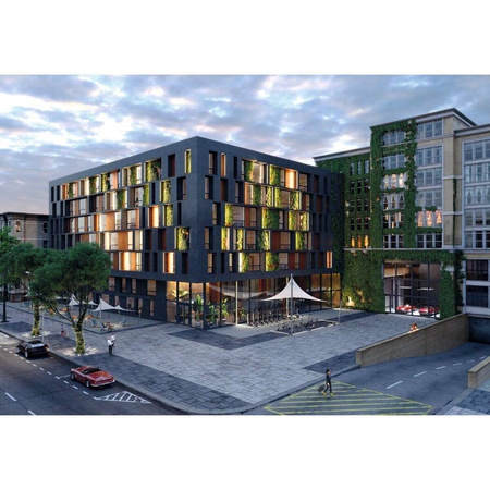 Profil HR-MAX, anodowany, srebrny, oświetlenie liniowe do kostki brukowej 1000 mm