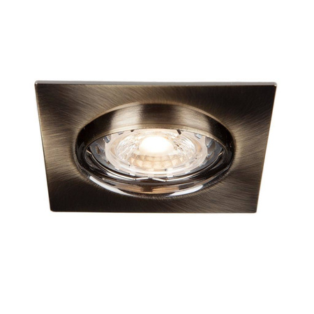 Oprawa OZZO MOVI 221-AB kwadratowa ruchoma IP20 mosiądz