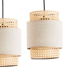 Lampa wisząca BOHO Nature 3xE27 listwa