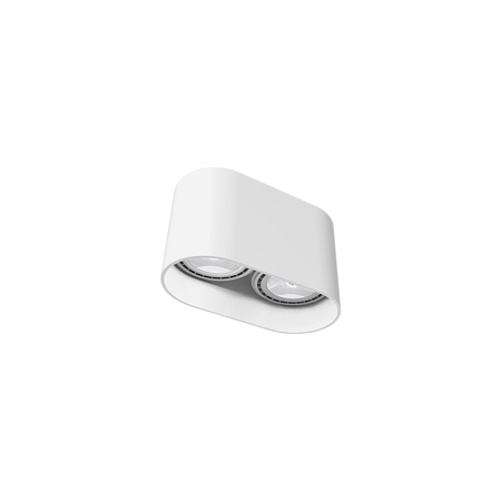 Nowodvorski Lampa punktowa natynkowa biała OVAL 
