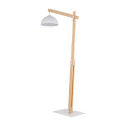 Lampa podłogowa OSLO WHITE 1xE27