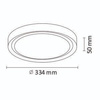 Plafon LED PERSE 30 White 4000K