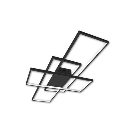 Plafon lampa LED Galaxis Pegaz 130W 105x50x8 cm czarny + pilot
