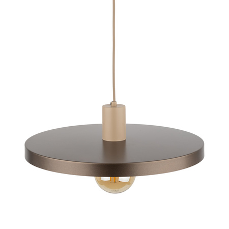 Tk Lighting SILA SABIA BROWN lampa wisząca 1XE27 400