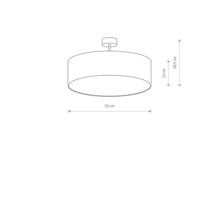 Nowodvorski Lampa sufitowa biała VIOLET 