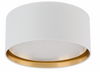 Lampa sufitowa plafon 45cm biało złoty 4xE27 okrągły