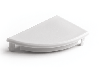 Zaślepka końcowa do profilu KOPRO-30-L-L lewa szara KLUŚ