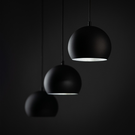 Lampa wisząca ZOE Black 3xE27 S