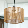 Lampa wisząca strunowa naturalna pleciona WALEC boho 30cm