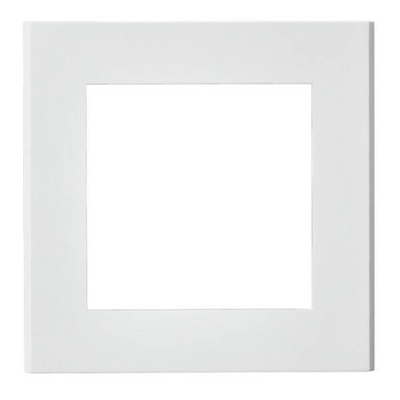 Ramka pojedyncza do gniazda brytyjskiego Ospel Sonata Biała