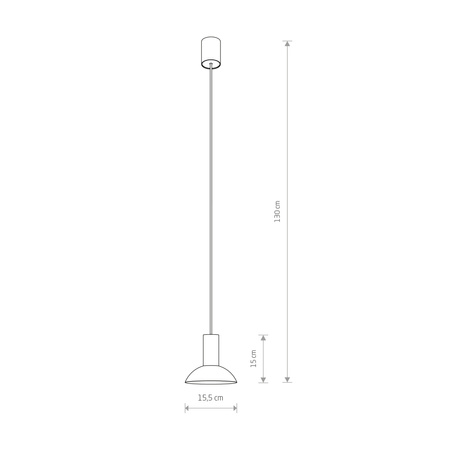 Lampa wisząca HERMANOS C 1xGU10 czarna Nowodvorski 8192