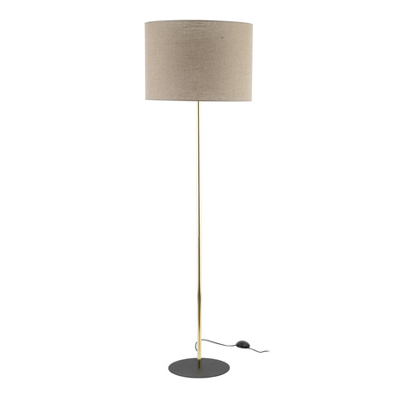 Lampa podłogowa UMBERTO Linen/Gold 1xE27
