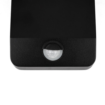 Projektor Oprawa Elewacyjna V-TAC 17W LED Czujnik Ruchu Okrągła Czarna IP65 VT-11020S 4000K 2520lm