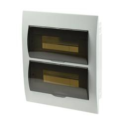 Rozdzielnica podtynkowa OP 2x12 N+PE IP20 biała