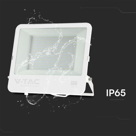 Projektor LED V-TAC 200W 100Lm/W Przewód 1mb SAMSUNG CHIP Biały VT-44204 6500K 17540lm 5 Lat Gwarancji