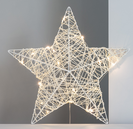 Świąteczna gwiazda girlanda LED 42cm na baterie