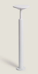 Lampa Ogrodowa Stojąca LED 18W 3000K z Aluminium Lhasa biała 80cm