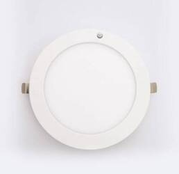 Plafon LED 18W Okrągły CCT Regulacja SuperSlim z Czujnikiem PIR Regulowane Wycięcie Ø 75-210 mm