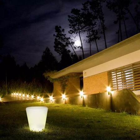 Oprawa Ogrodowa V-TAC LED Donica Pojemnik 28cm Ładowanie Pilot VT-7805 RGBW 18lm