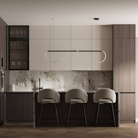 Light prestige Meleca wisząca M czarna CCT LP-2345/1P M BK