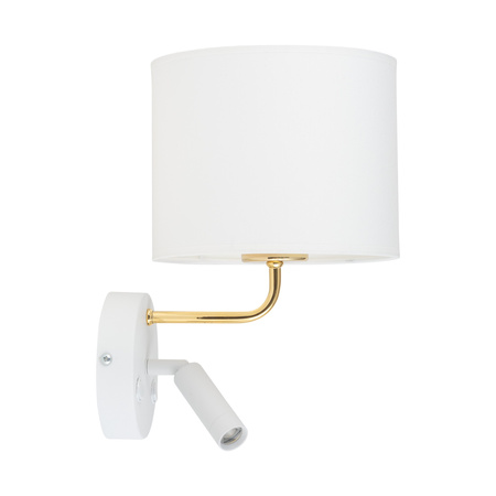 Kinkiet RICHI White/Gold 1xE27+1xG9