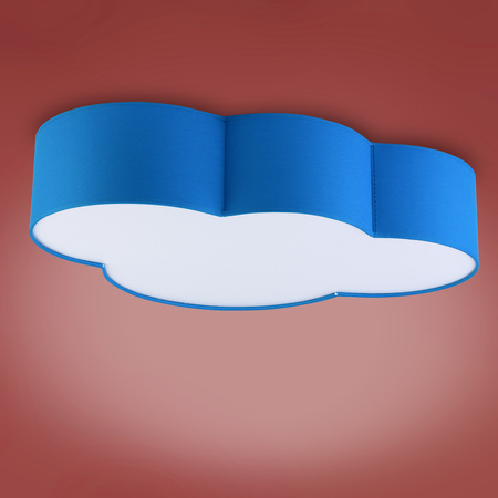 Tk Lighting CLOUD lampa sufitowa NIEBIESKA chmurka 4xE27