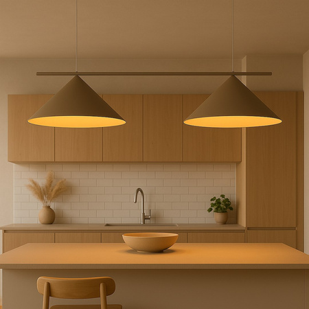 Lampa wisząca CAPITAL TAUPE 2xGX53 kaszmir