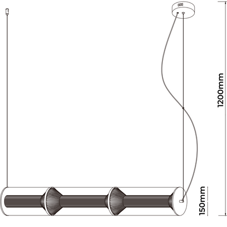Light prestige Aeris 3 linia dymna LP-2137/3L SM