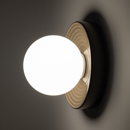 Kinkiet ceramiczny CLAY M 1xG9 brązowy Nowodvorski 11747