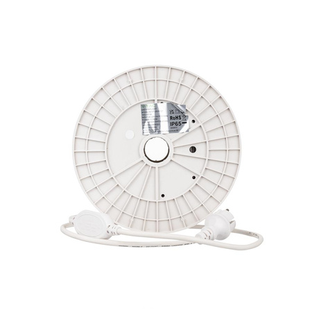 Taśma LED 230V V-TAC RĘKAW IP65 120LED/m 10,5W/m Rolka 50mb VT-2835 121-50M Kolor Czerowny