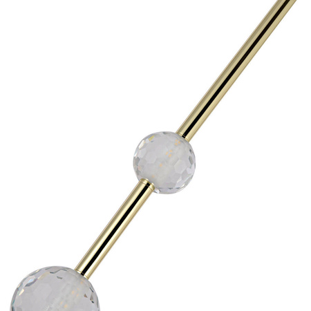 Lampa wisząca Vaku LED 4000K złota