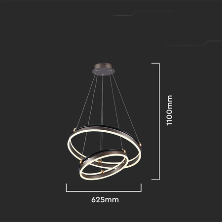 Oprawa Zwieszana V-TAC 50W LED Brązowa VT-7578 3000K 5850lm