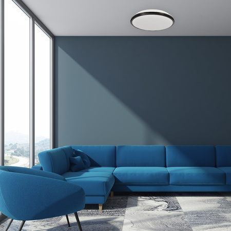 Plafon LED TERMA BLACK 18W Ø280 mm IP44