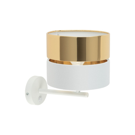 Kinkiet HILTON White/Gold 1xE27