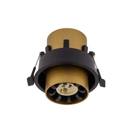 Regulowana lampa podtynkowa MONO SLIDE  GU10 złoty/czarny Nowodvorski 10800