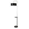 Lampa podłogowa czarna złota 1xE27 Impact 51-00026