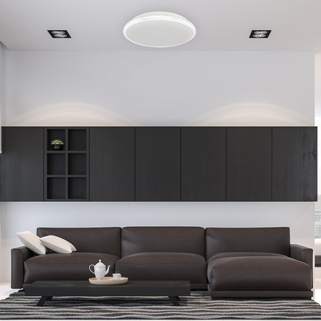 Plafon LED TERMA WHITE 18W Ø280 mm IP44