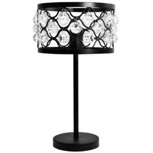 Lampa stołowa z kryształkami VEJLE E27