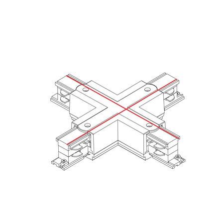 Nowodvorski Złączka czarna CTLS POWER X CONNECTOR