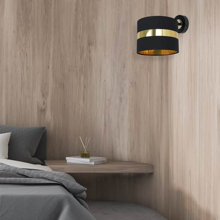 Kinkiet PALMIRA BLACK / GOLD 1xE27 