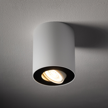 Nowodvorski Lampa punktowa natynkowa biała tuba SET