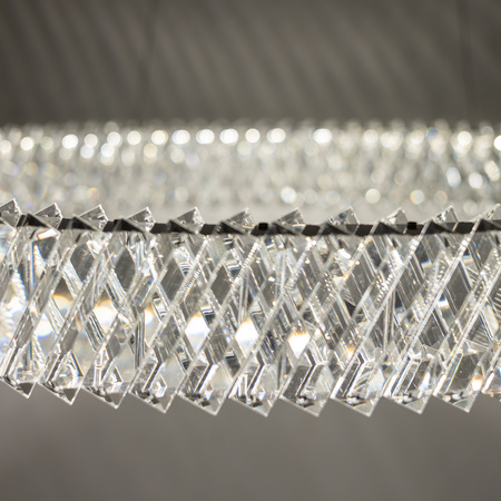 Nowodvorski Lampa wisząca LUXORA ROUND LED 38W 3000K 3400lm 80cm | 11706