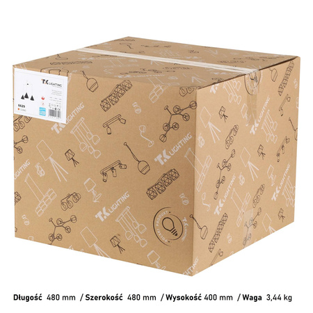 Lampa wisząca CONO Black 3xE27