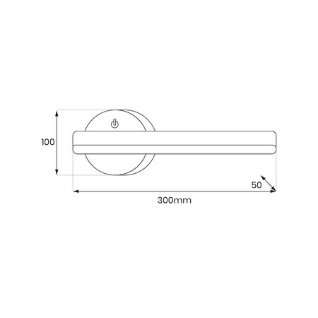 Kinkiet SYDNEY 6W LED WHITE prawy
