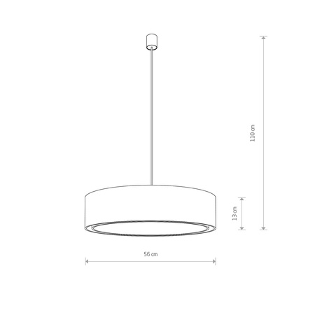 Nowodvorski Lampa wisząca biała MIST